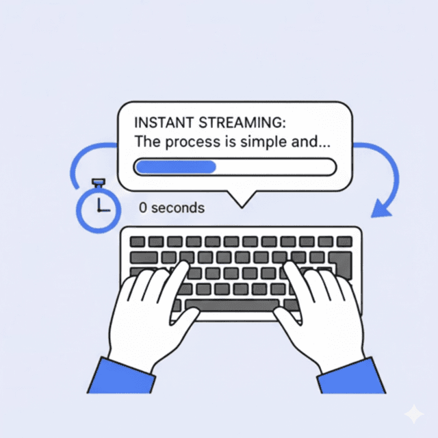 Real-time answers with AI