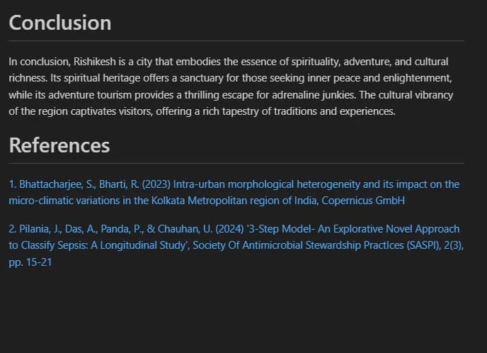 UX Improvements & Markdown Export