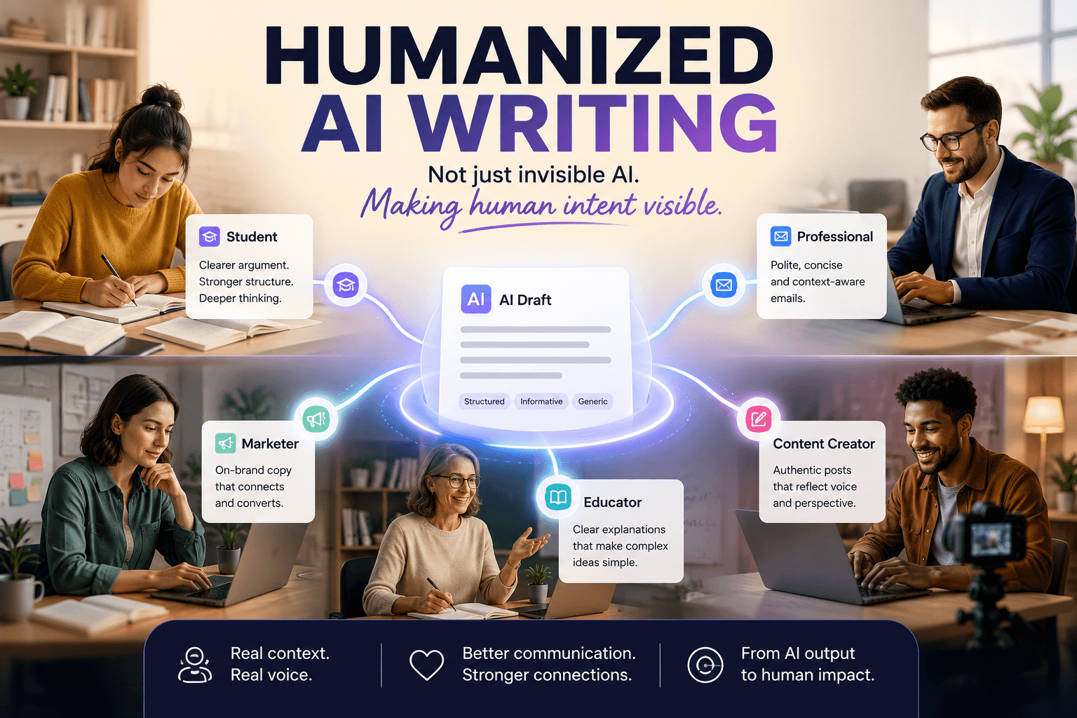 Humanized AI Writing Is More Than AI Detection